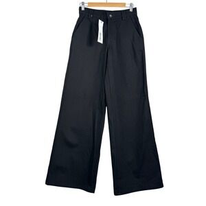 KOTN Black Wide Leg High Waisted Organic Cotton Jeans 90s old money sz 26